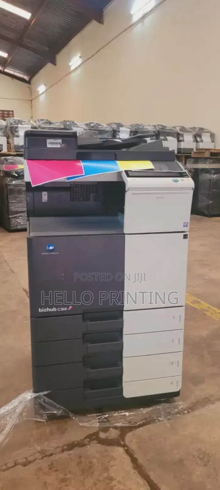Low Usage Bizhub C368 Printer -New Stock .