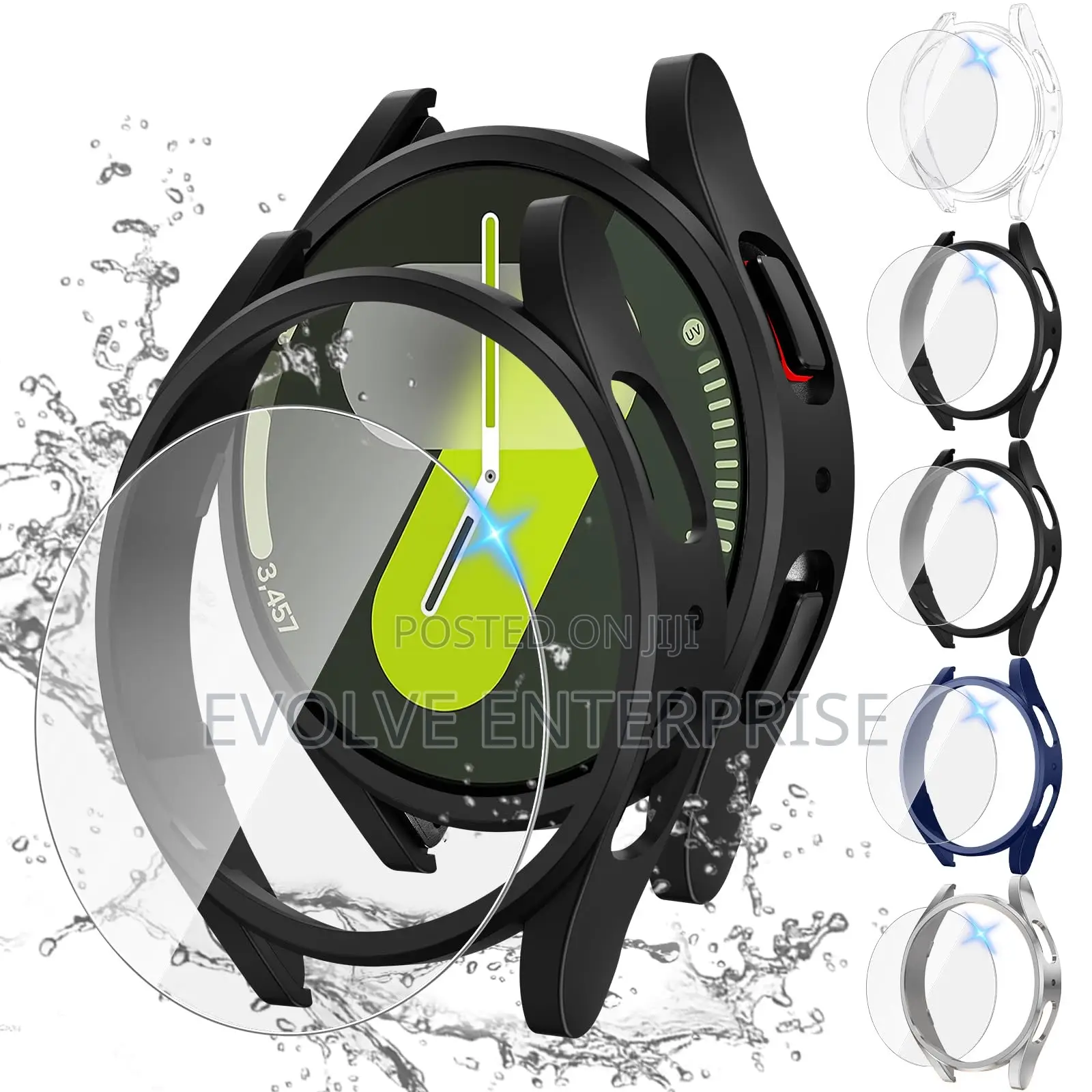 Glass+Case for Samsung Galaxy Watch 7 44mm Screen Protector