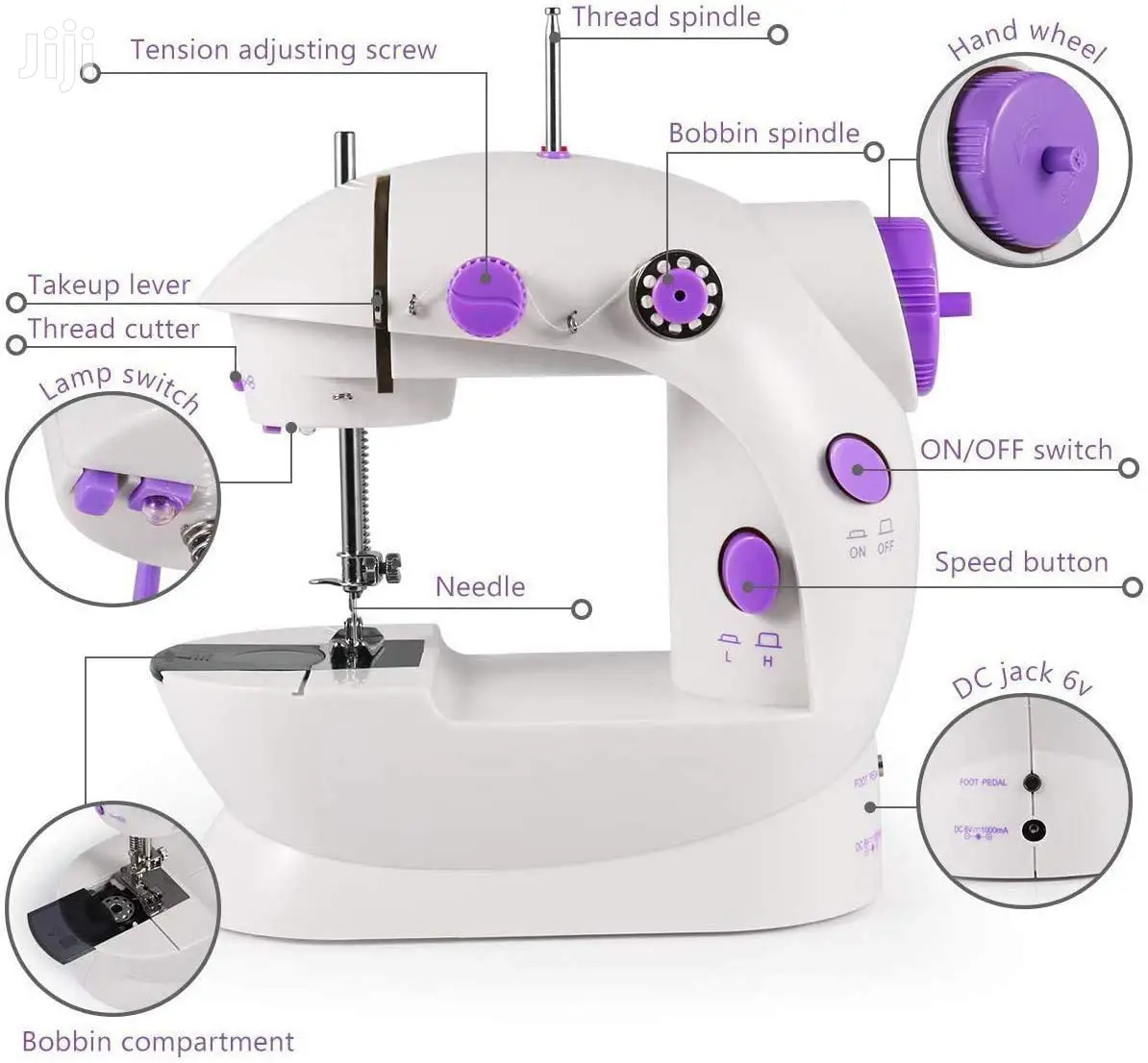 Portable Mini Electric Crafting Sewing Machine
With Pedal