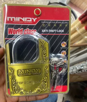 Mindy Heavy-Duty Shrouded Padlock for Outdoor Security