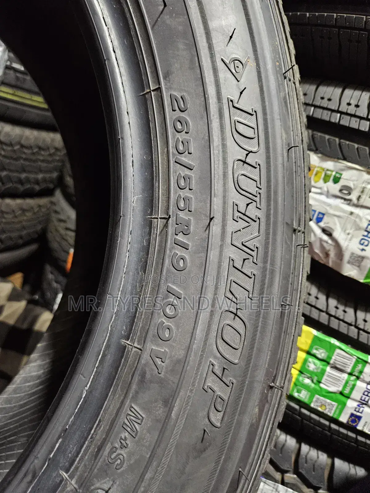 265 55 R19 Brand New Dunlop. E Lost Type.Its Available Now.