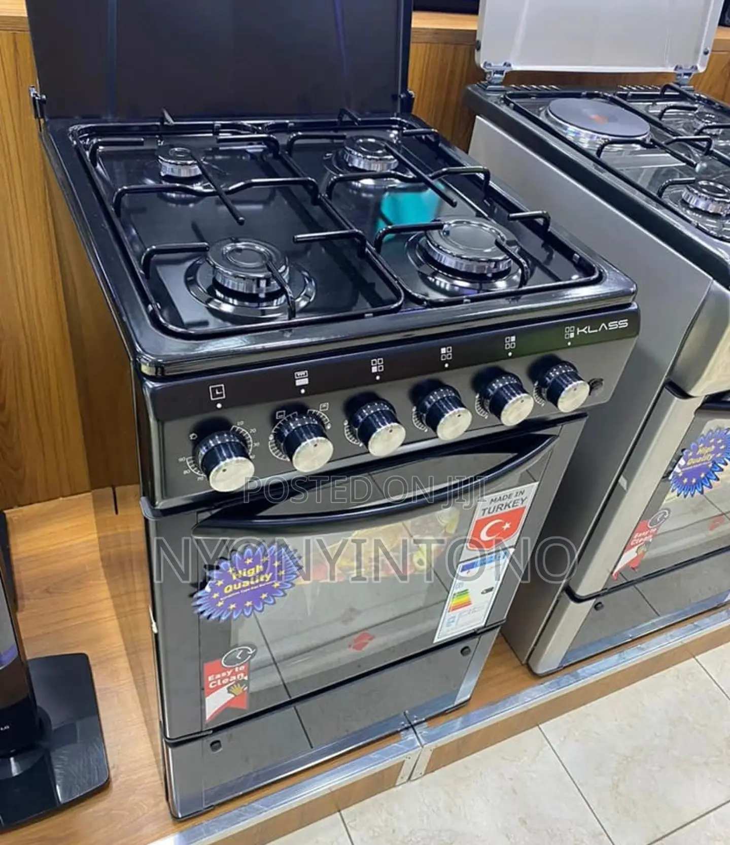 Klass Euro Pool Gas Burners 60cm by 60cm Full Gas Cooker