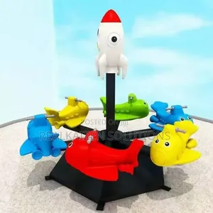 Heavy-Duty Outdoor Playground 6seater Merry-Go-Round Spinner