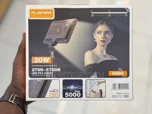 Plokama 20w Led Fill Light U480 5000mah Rechargeable Battery