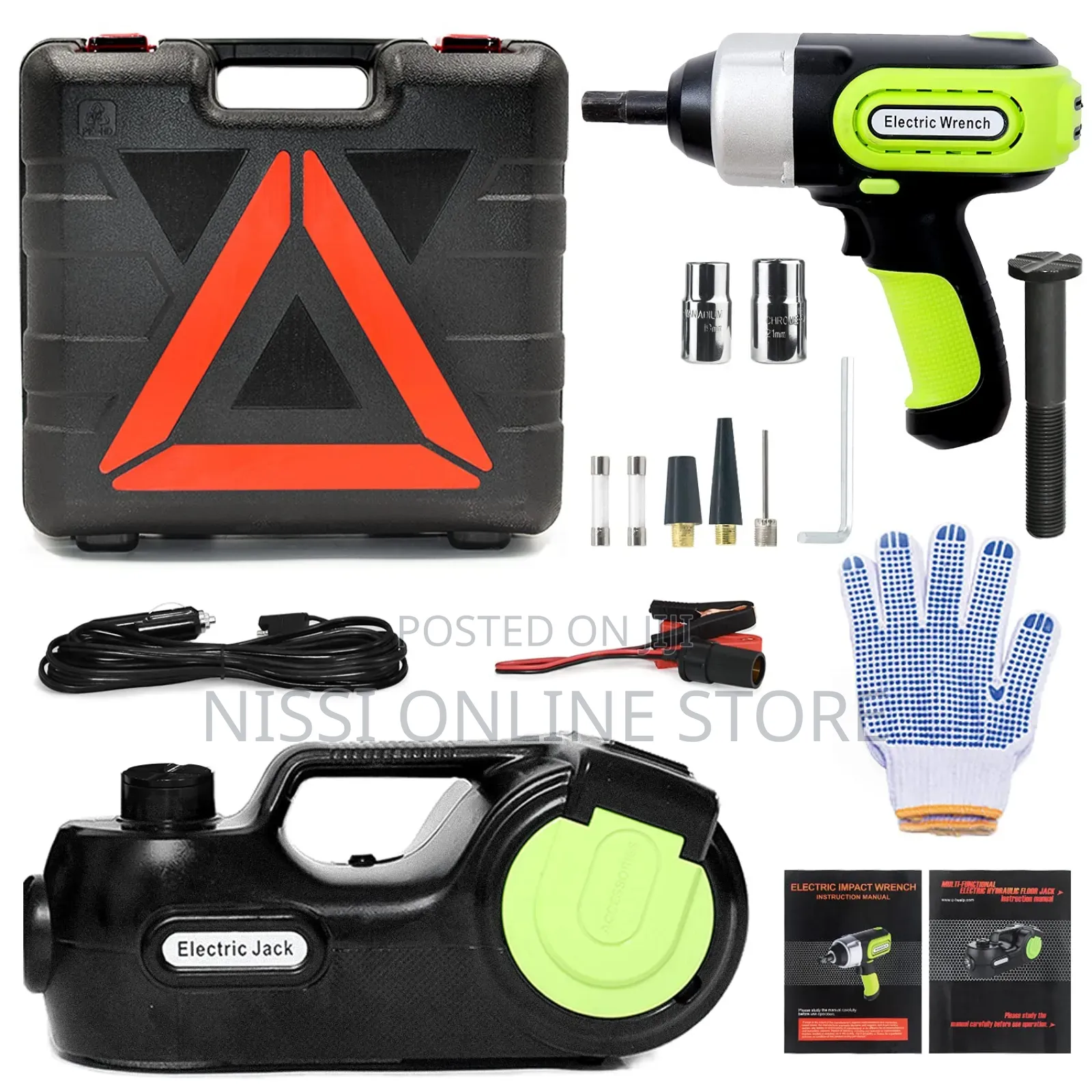 Electric Car Jack Kit