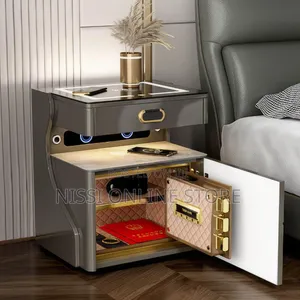 Smart Built in Safe and Bedside Table