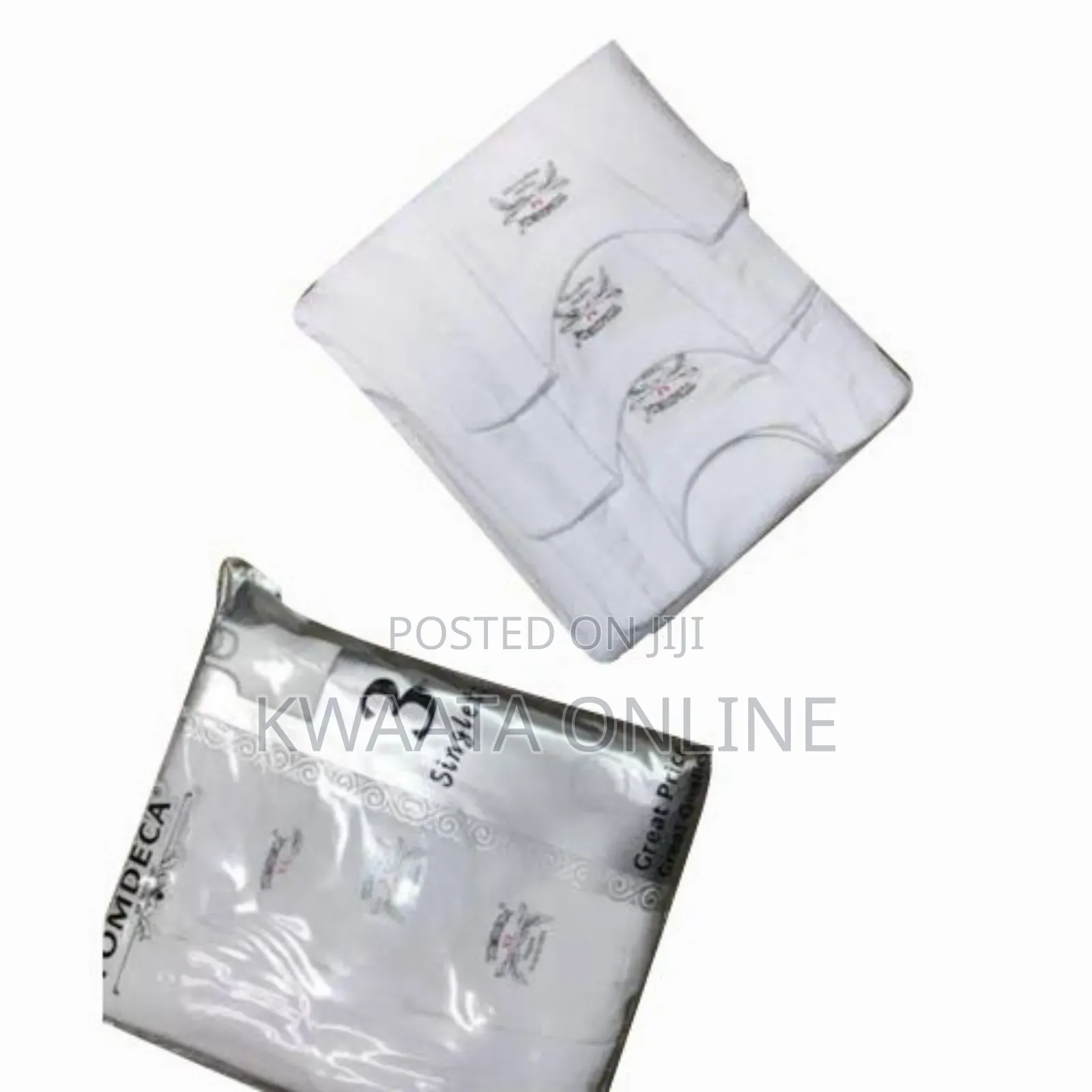 Tomdeca Original Mens Vests 3pcs Pure Cotton