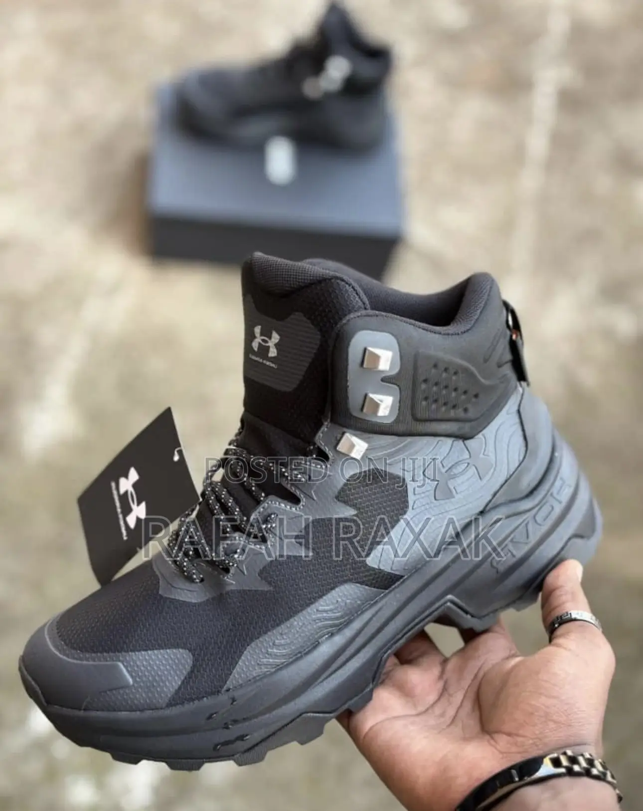 Men’S Under Armour Hovr Storm Waterproof Hiking Sneakers