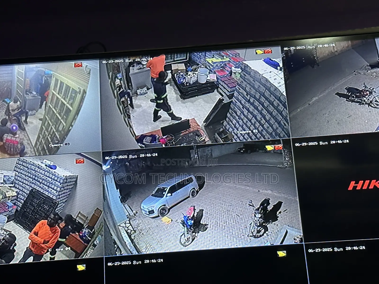5 Camera System With 32inch Monitoring Screen