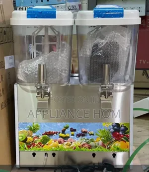 Photo - Double Tank Beverage Cooler Drink Juice Dispenser