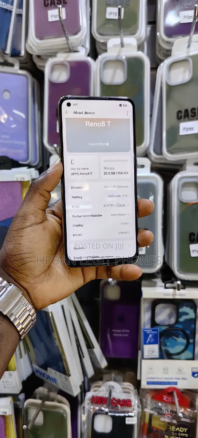 Oppo Reno8 T 256 GB Yellow