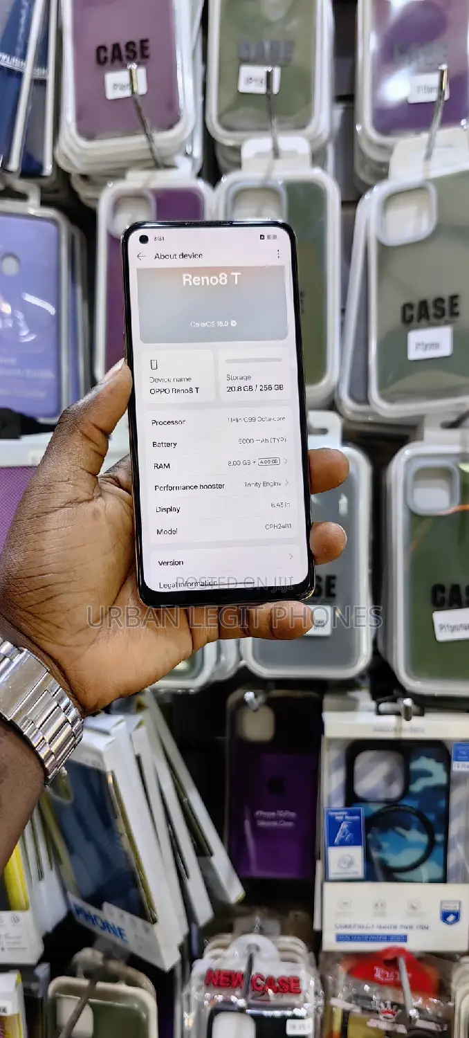 Oppo Reno8 T 256 GB Yellow