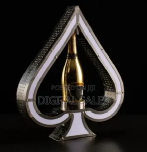 Led Lighted Liquor Bottle Display.