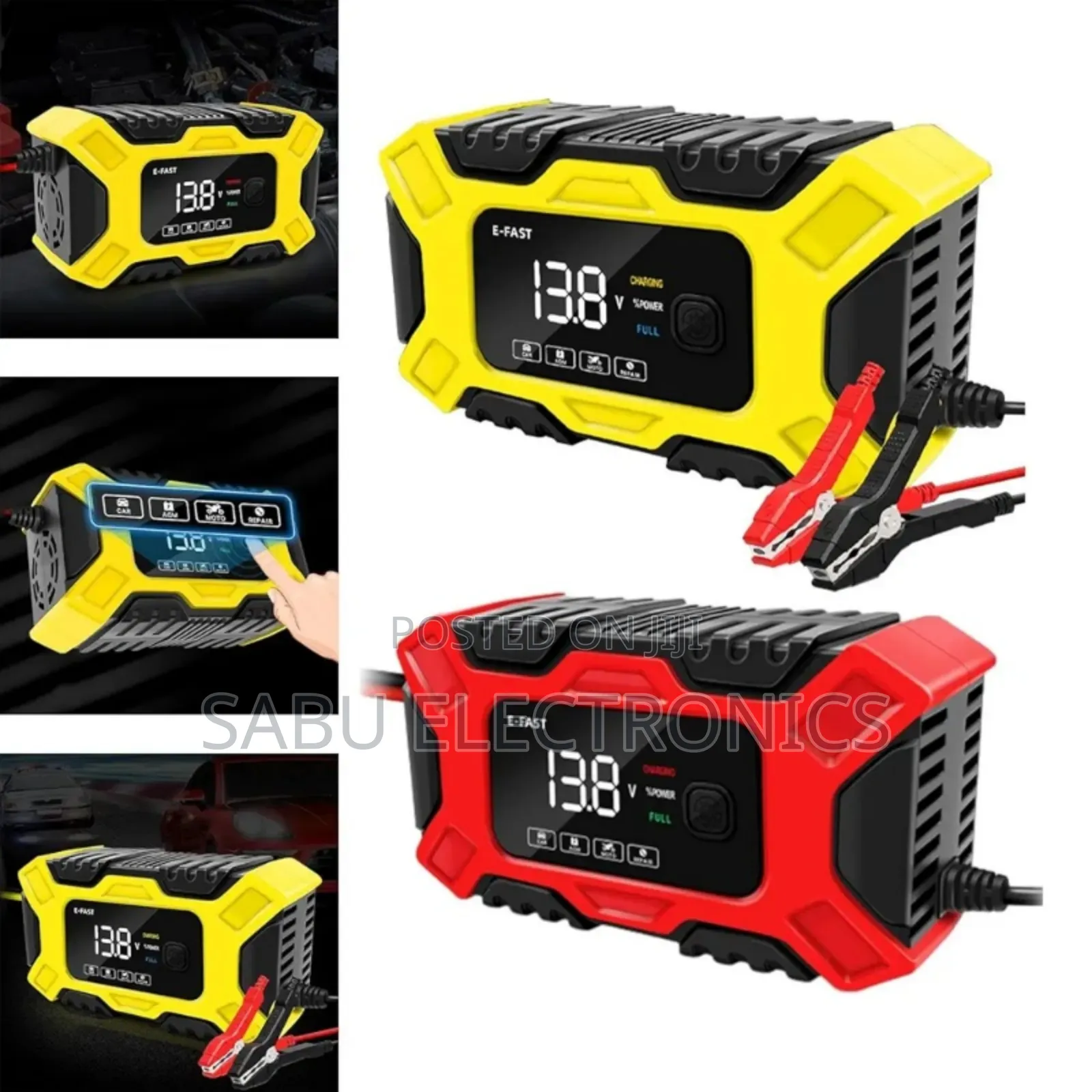 12v/6a Battery Charger –For Car Solar Use (Agm/Gel/Wet)