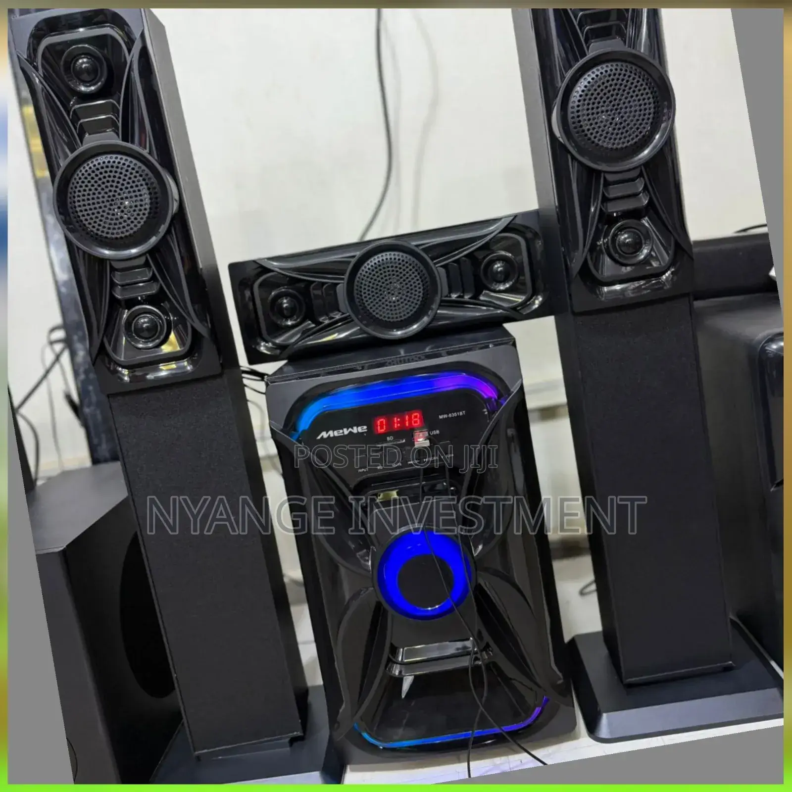 Woofer and Sound System 3.1 Channel.