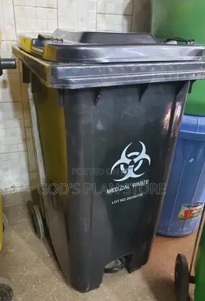 240litres Heavy Quality Medical Plastic Dust Bins Step On
