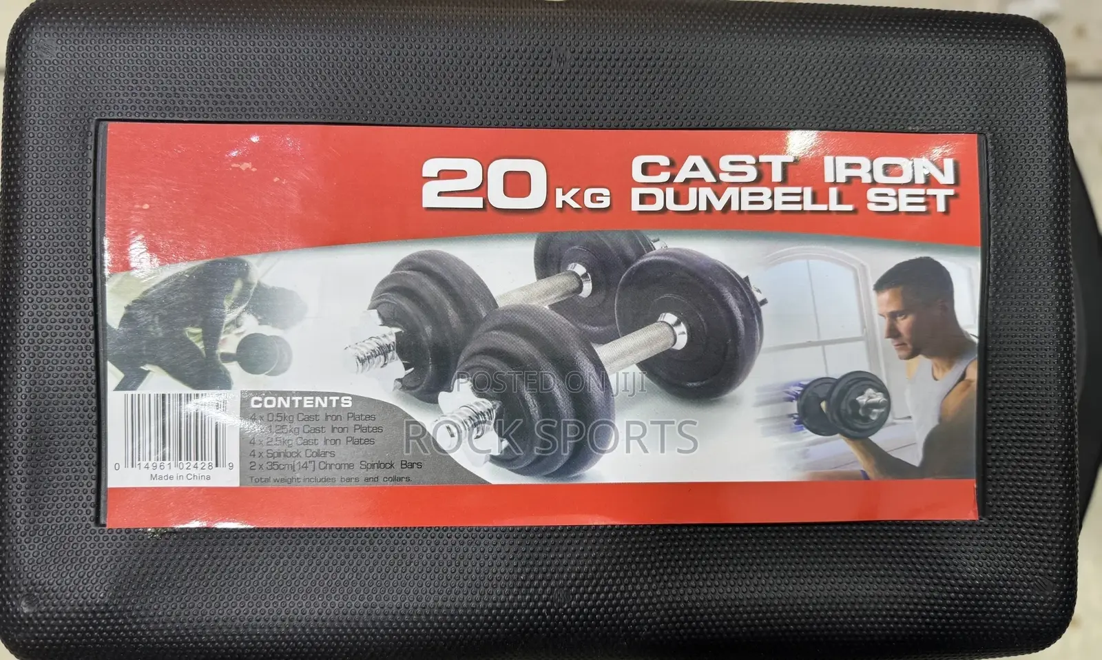 20kg Adjustable Dumbbells (Gripped)