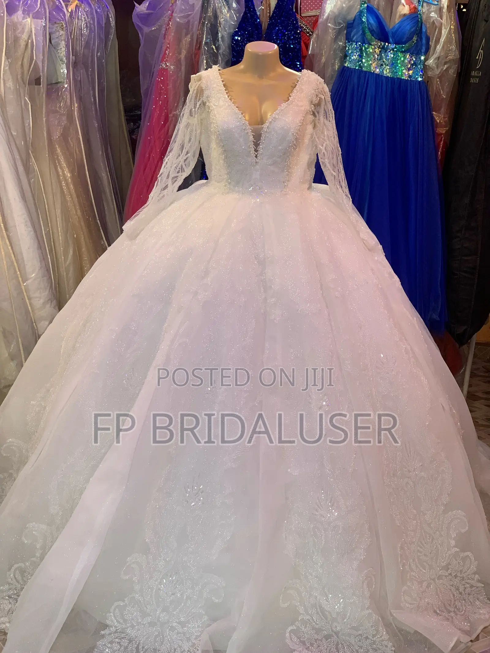 Wedding Gowns for Hire With Pearls