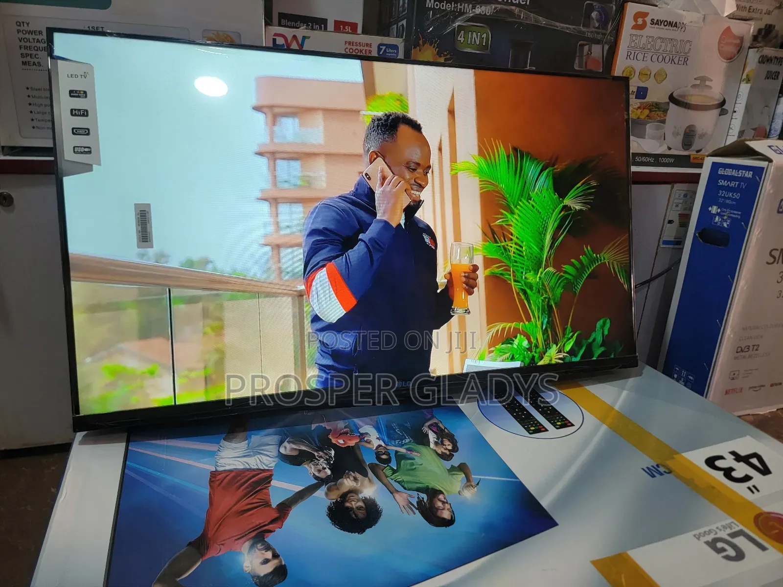 43 Inches Led Lg Digital Flat Screen With Inbuilt Free