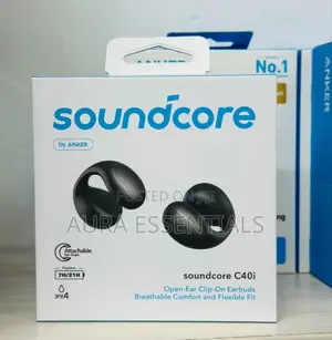Soundcore C40i Open Ear Clip on Earbuds -