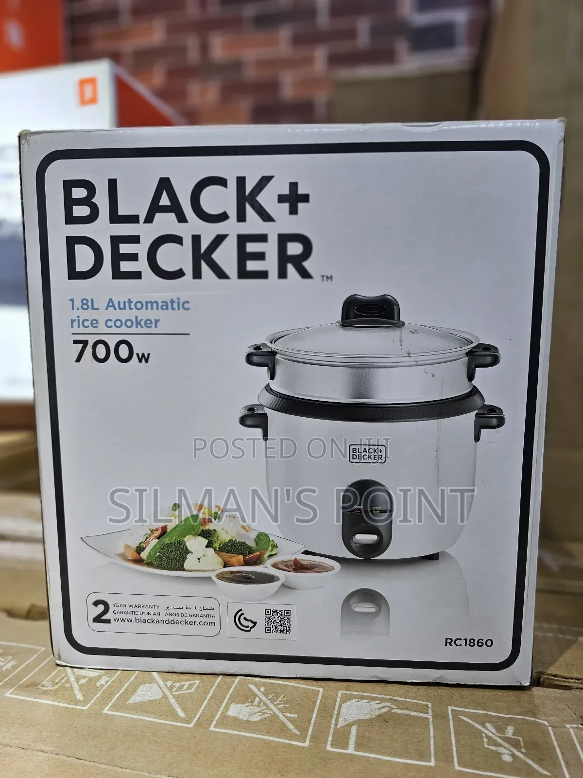 Black and Decker 1.8 Litre Rice Cooker