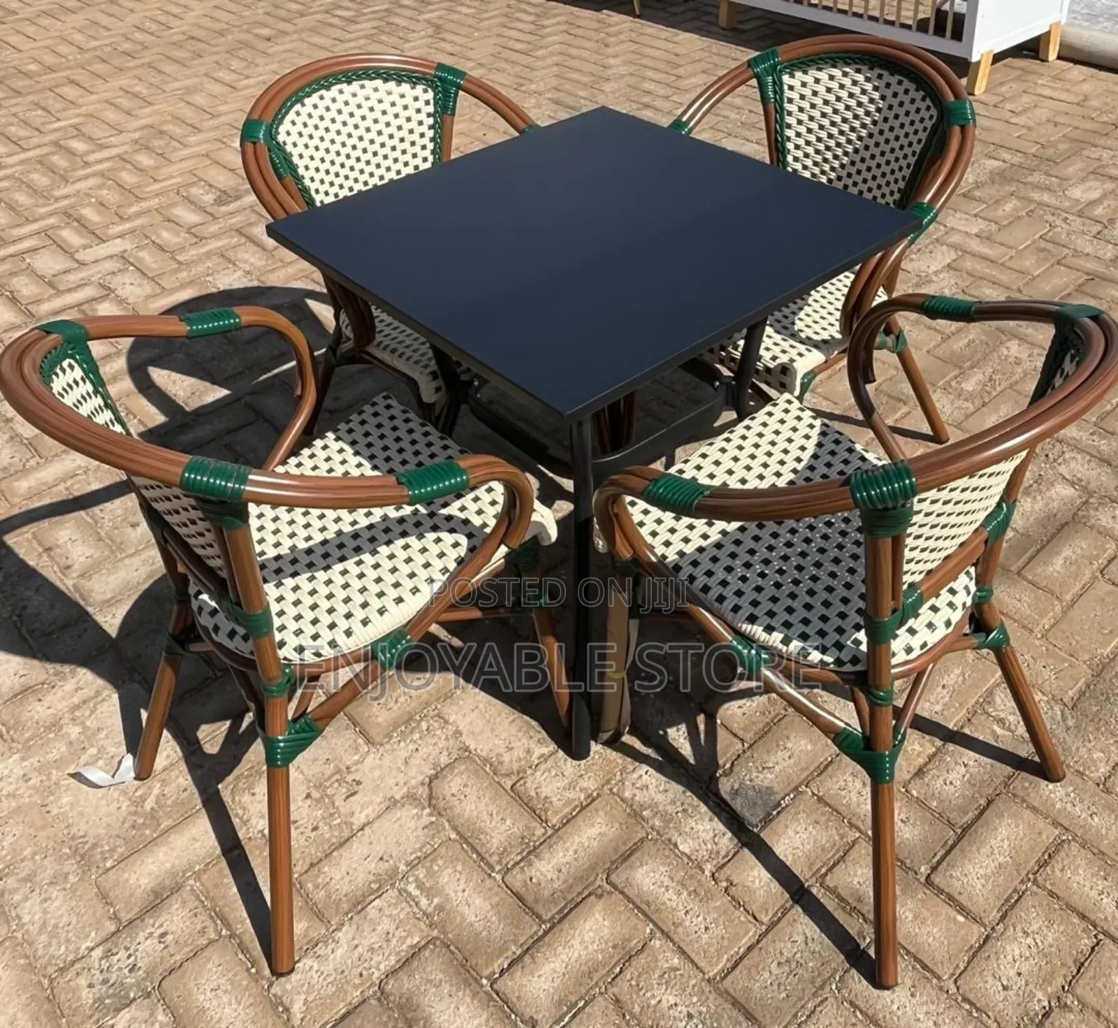 Restaurant Dining Table and Chairs 4 Seater Brand New