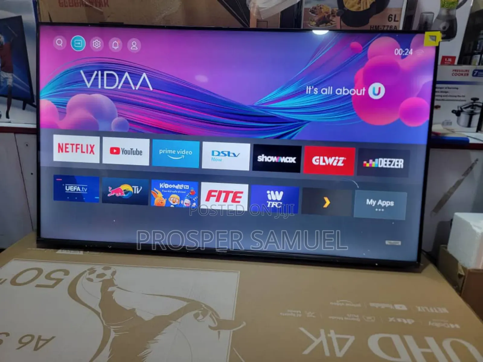 Brand New Hisense 50 Inches Smart Uhd4k Frameless