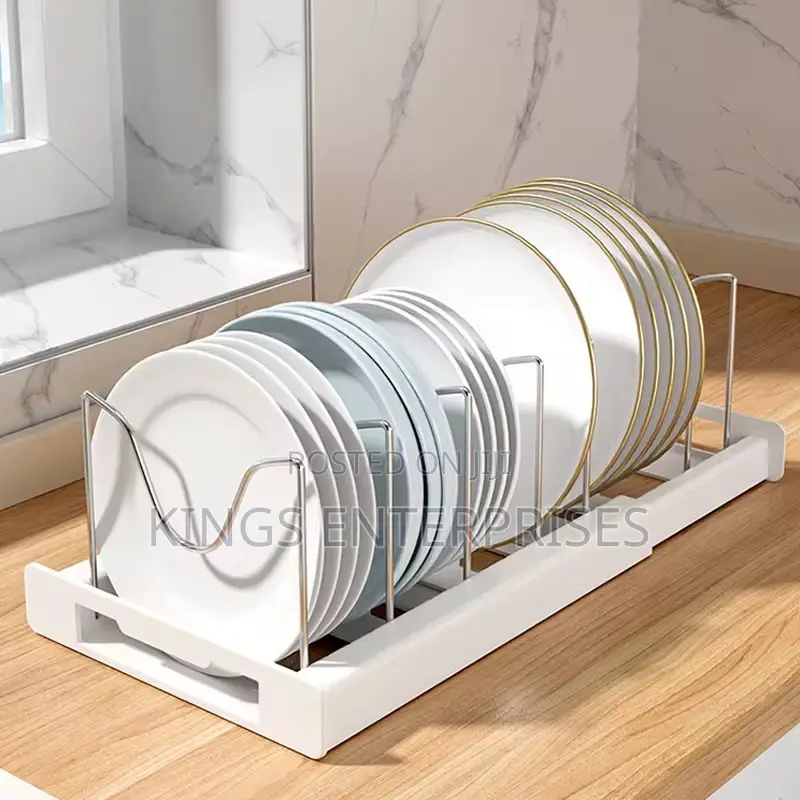 Adjustable Plates,Pot and Pan Rack/Organizer
