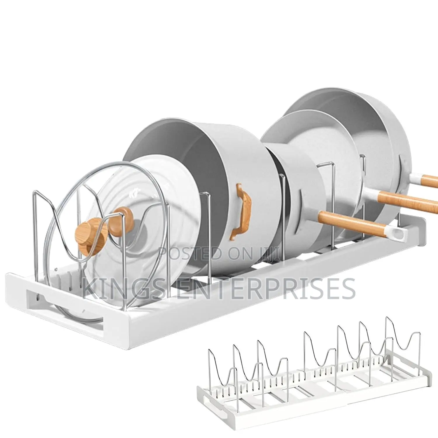 Adjustable Plates,Pot and Pan Rack/Organizer