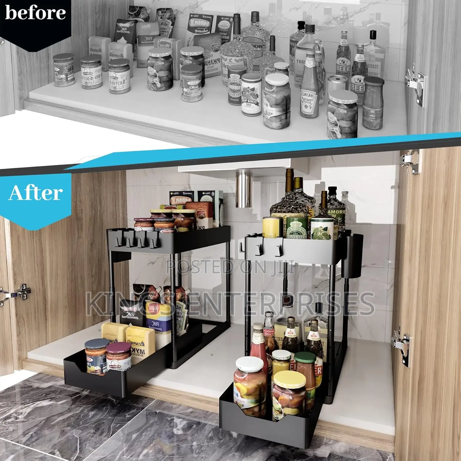 Adjustable Kitchen Spice Rack
