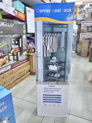Multi-Function Corner Coat Rack