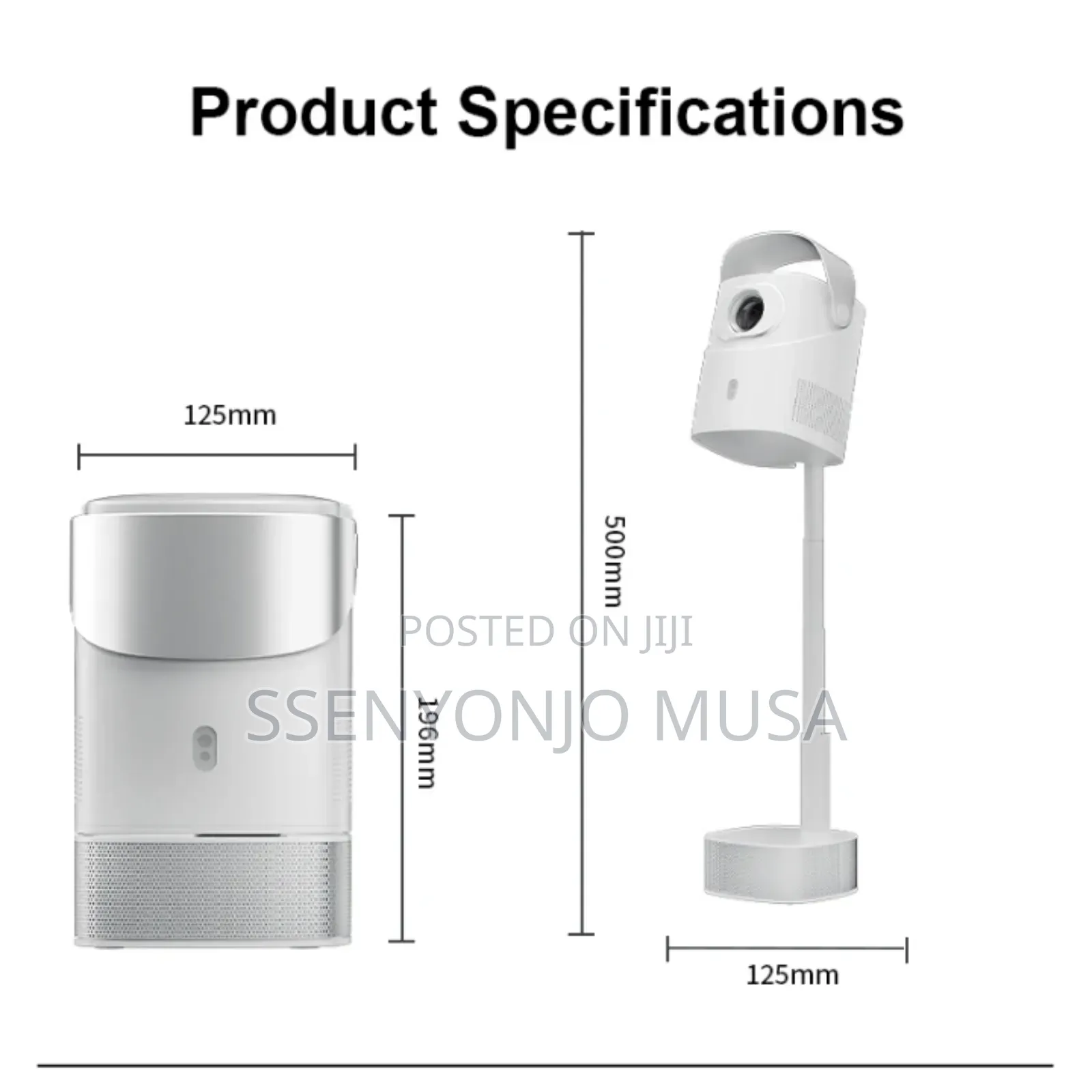 1080p Portable Android Projector With Wifi-Bt Hdmi -260 Ansi