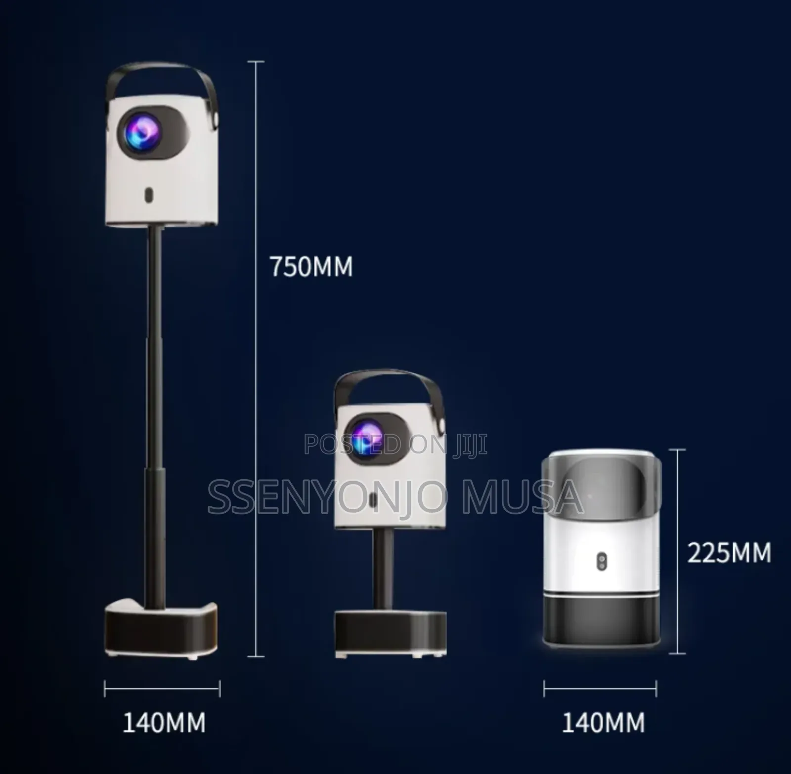 1080p Portable Android Projector With Wifi-Bt Hdmi -260 Ansi