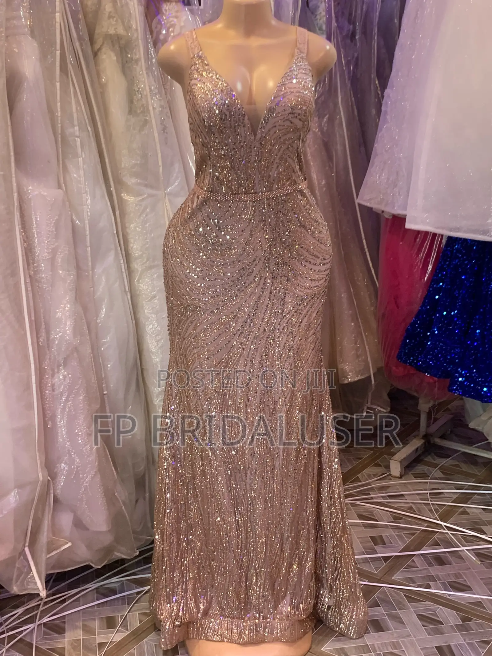 Elegant Gold Party Dress X1 for Hire