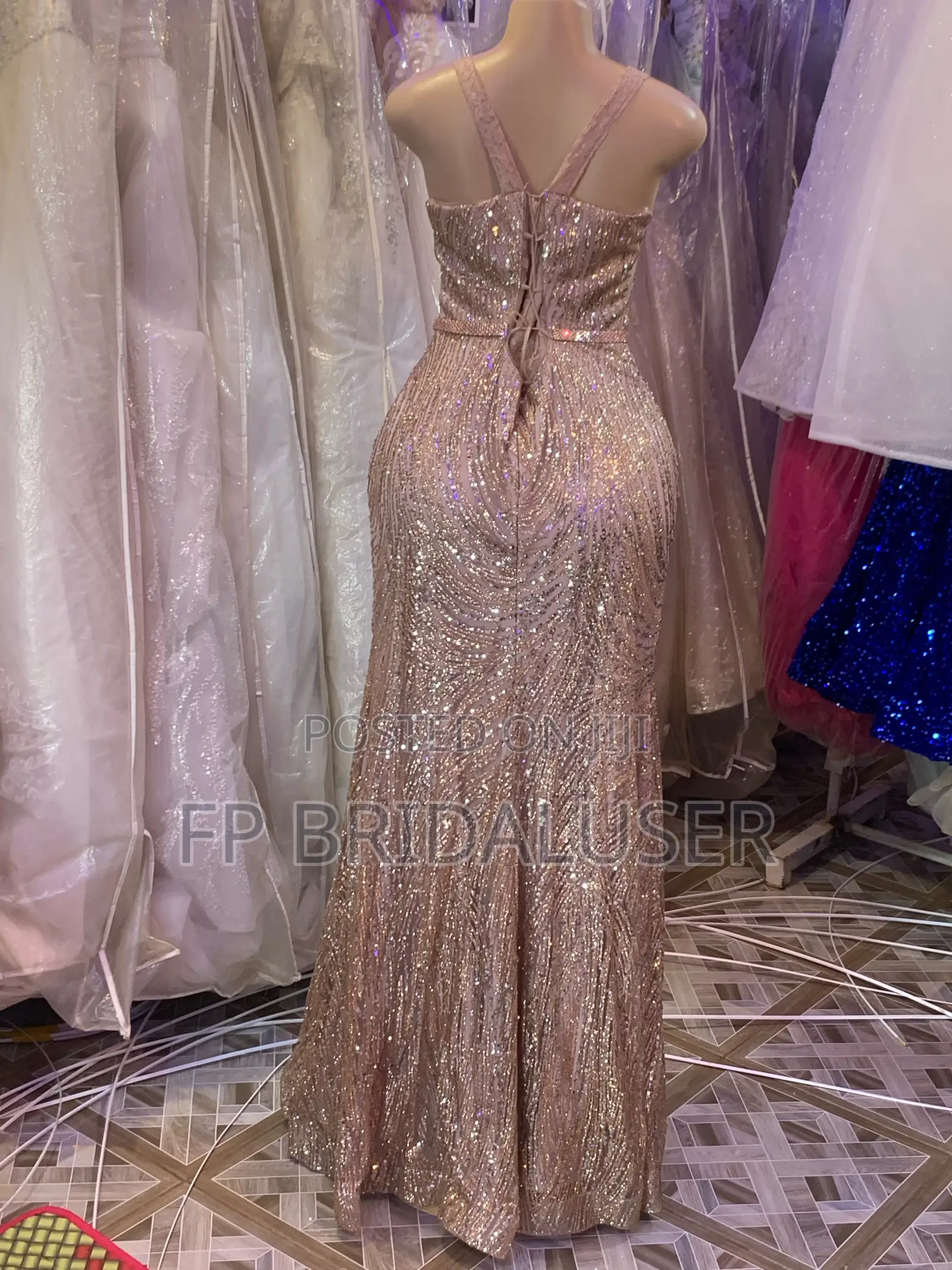 Elegant Gold Party Dress X1 for Hire
