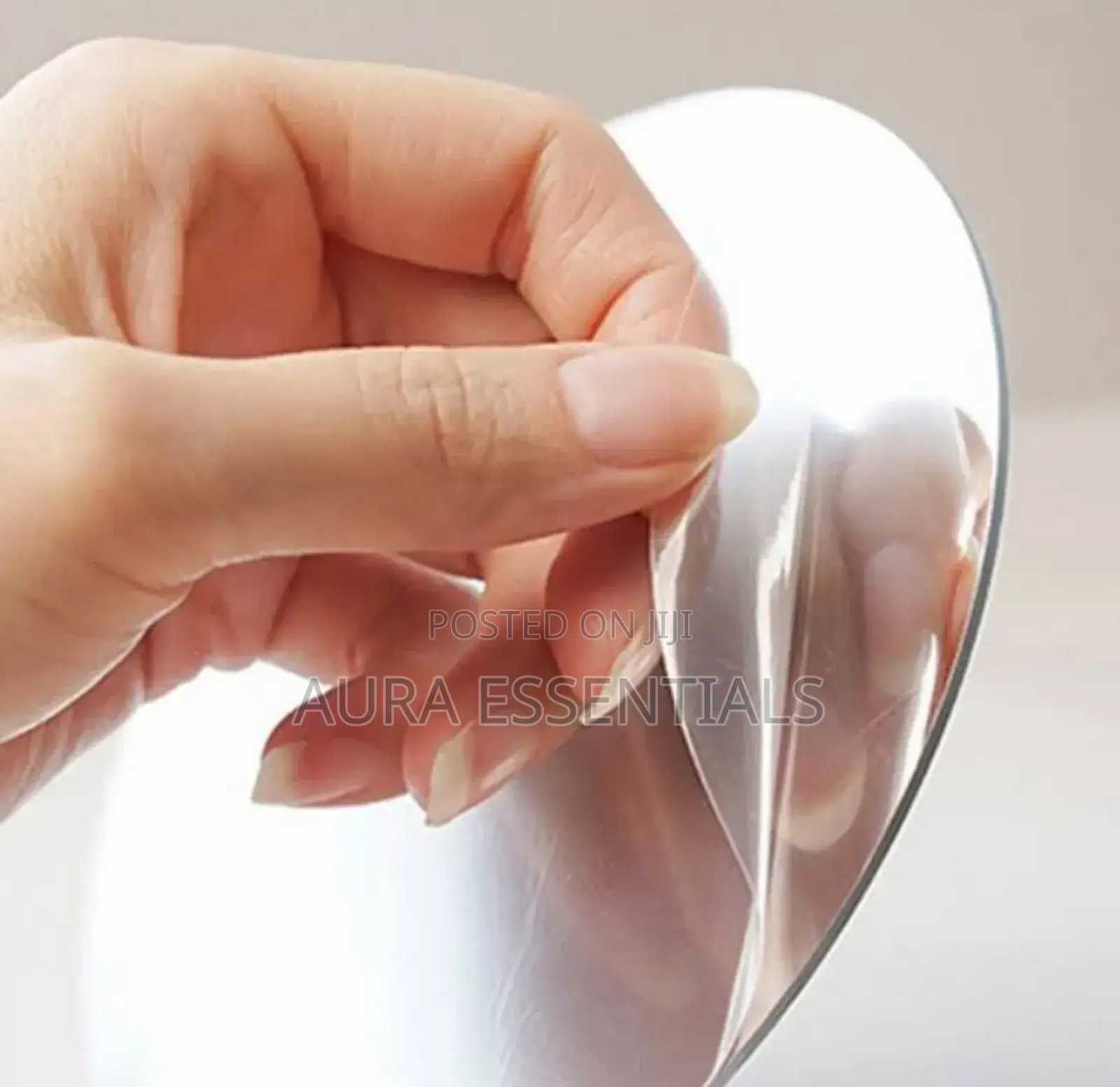 Self Adhesive Oval Wall Sticker Mirror