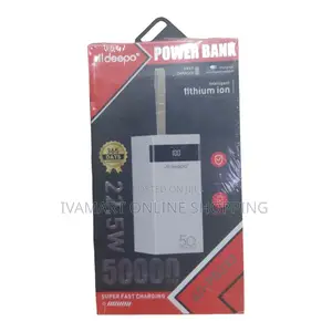 Aldeepo 50000mah Power Bank - Super Fast Charging