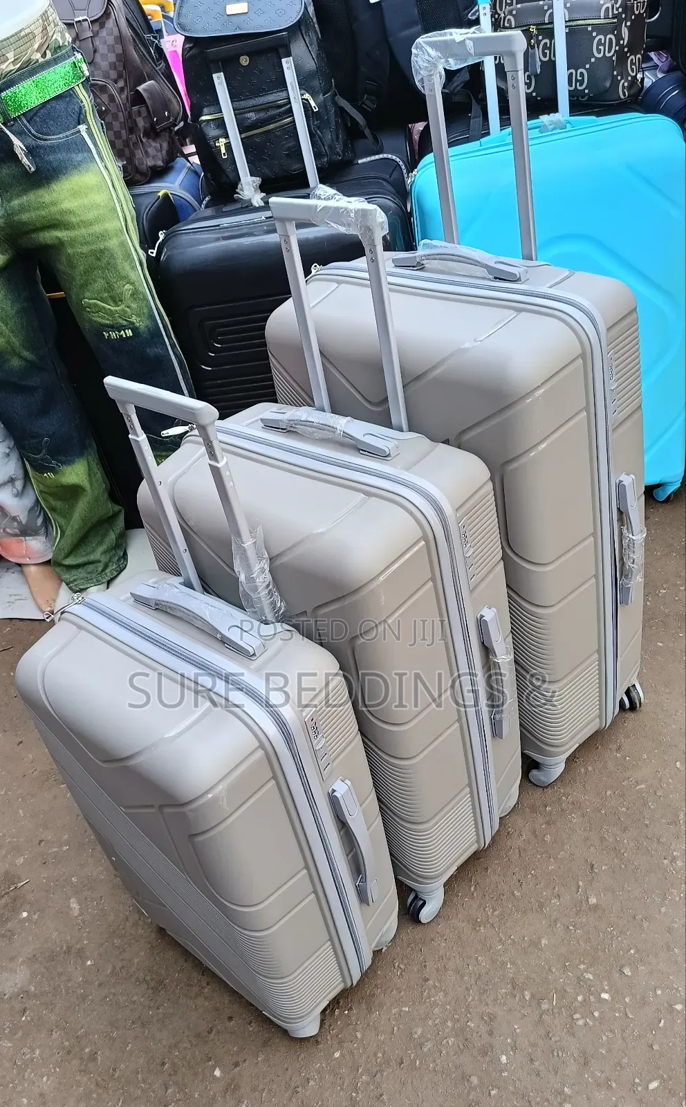 3 in 1 Balton Rubber Suitcases
