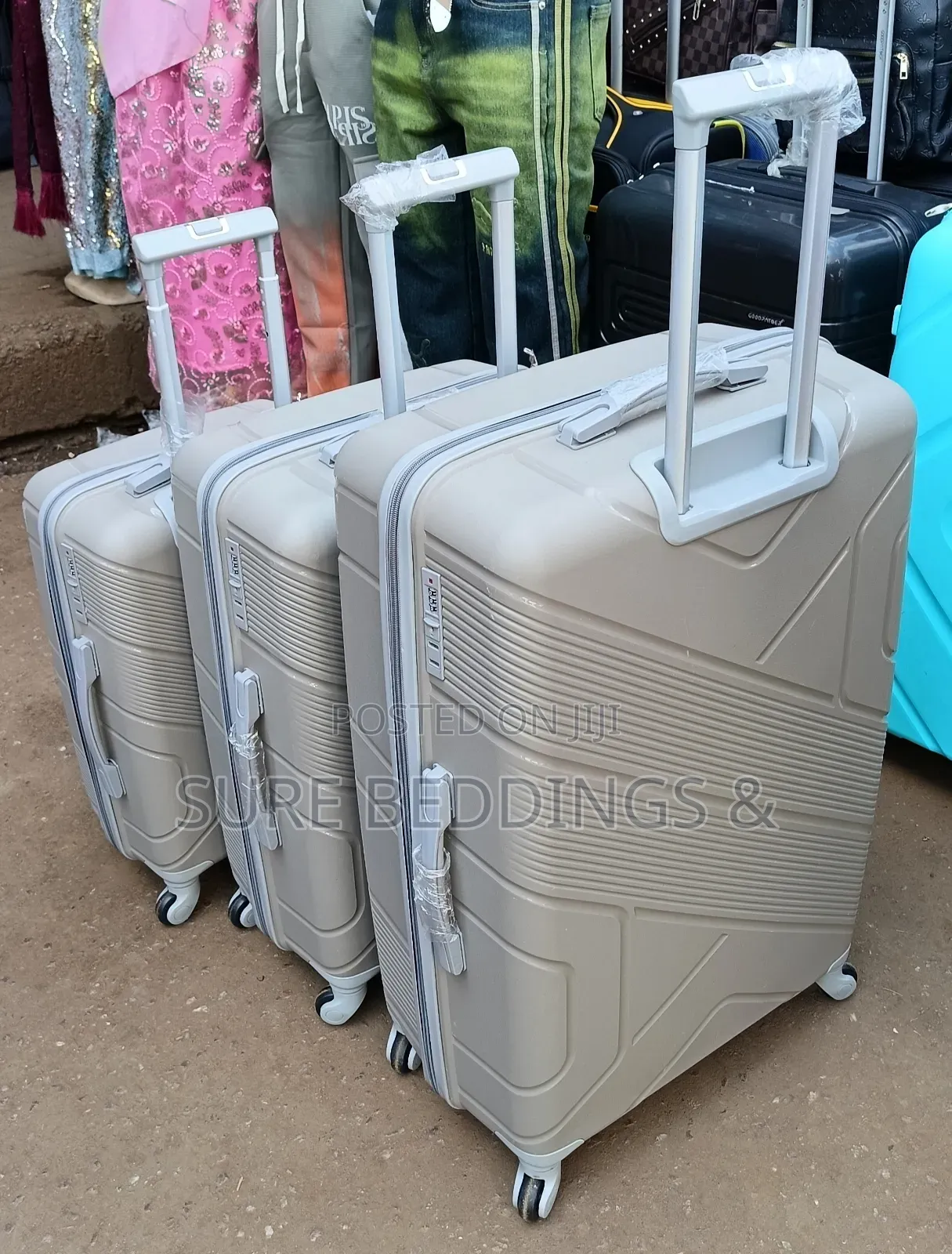 3 in 1 Balton Rubber Suitcases