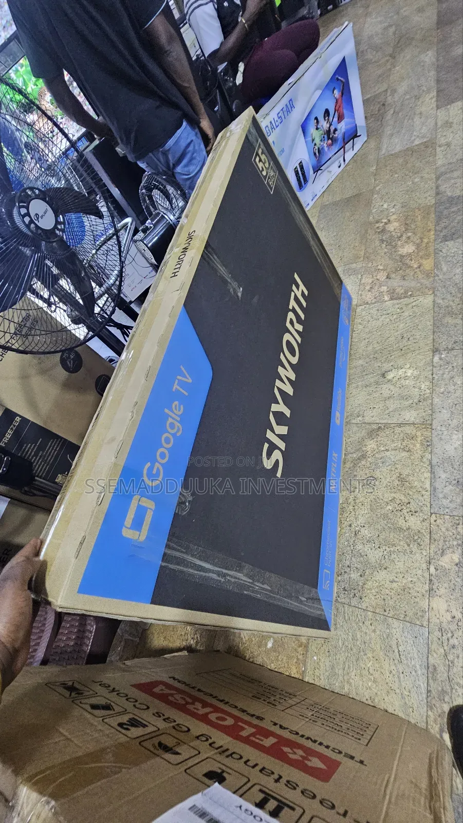 Skyworth 55inches Flat Screen Frameless Smart Tv