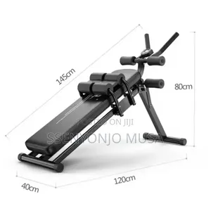 Adjustable Abdominal Bench for Home Gym - Foldable Durable