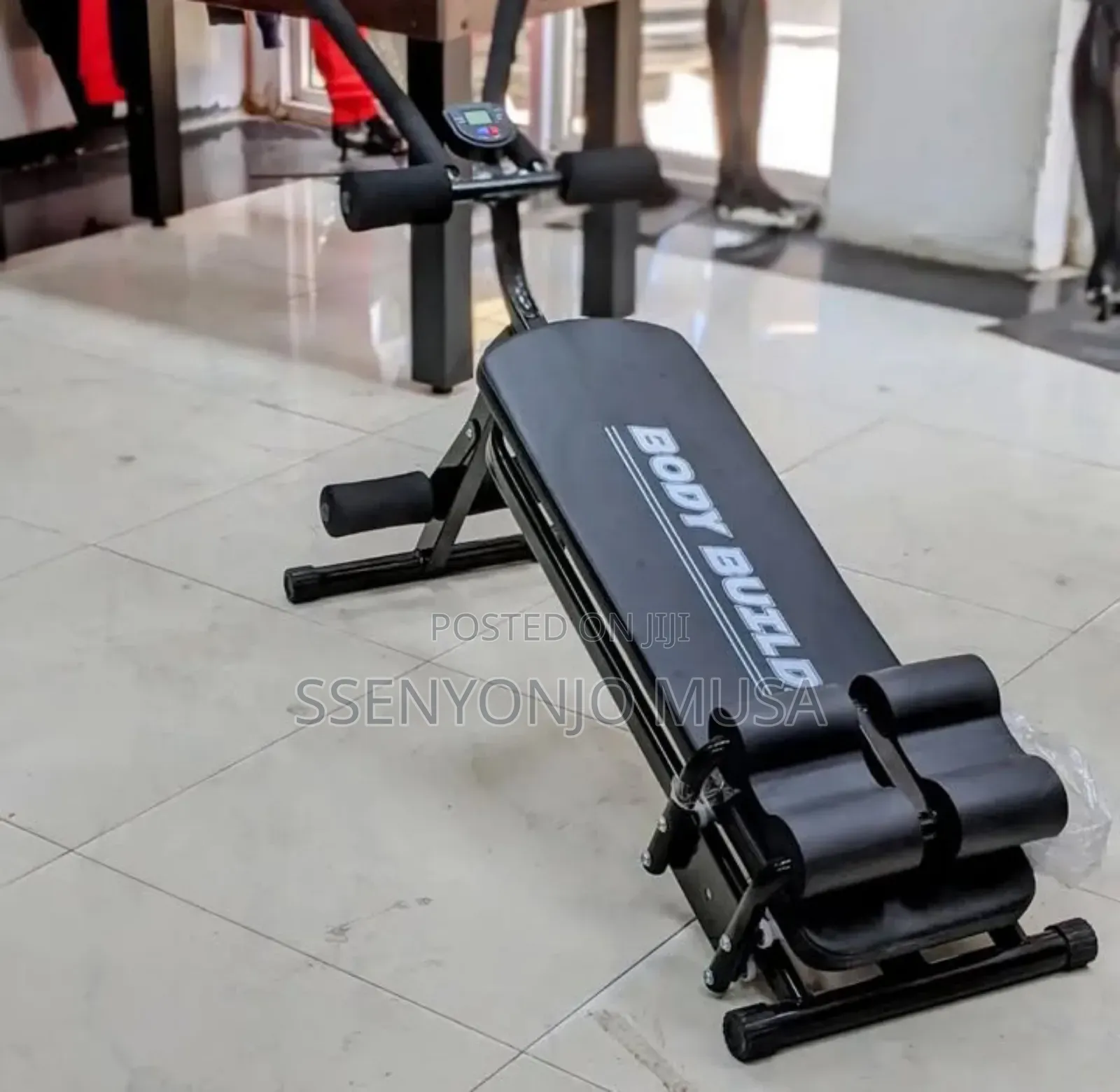 Adjustable Abdominal Bench for Home Gym - Foldable Durable