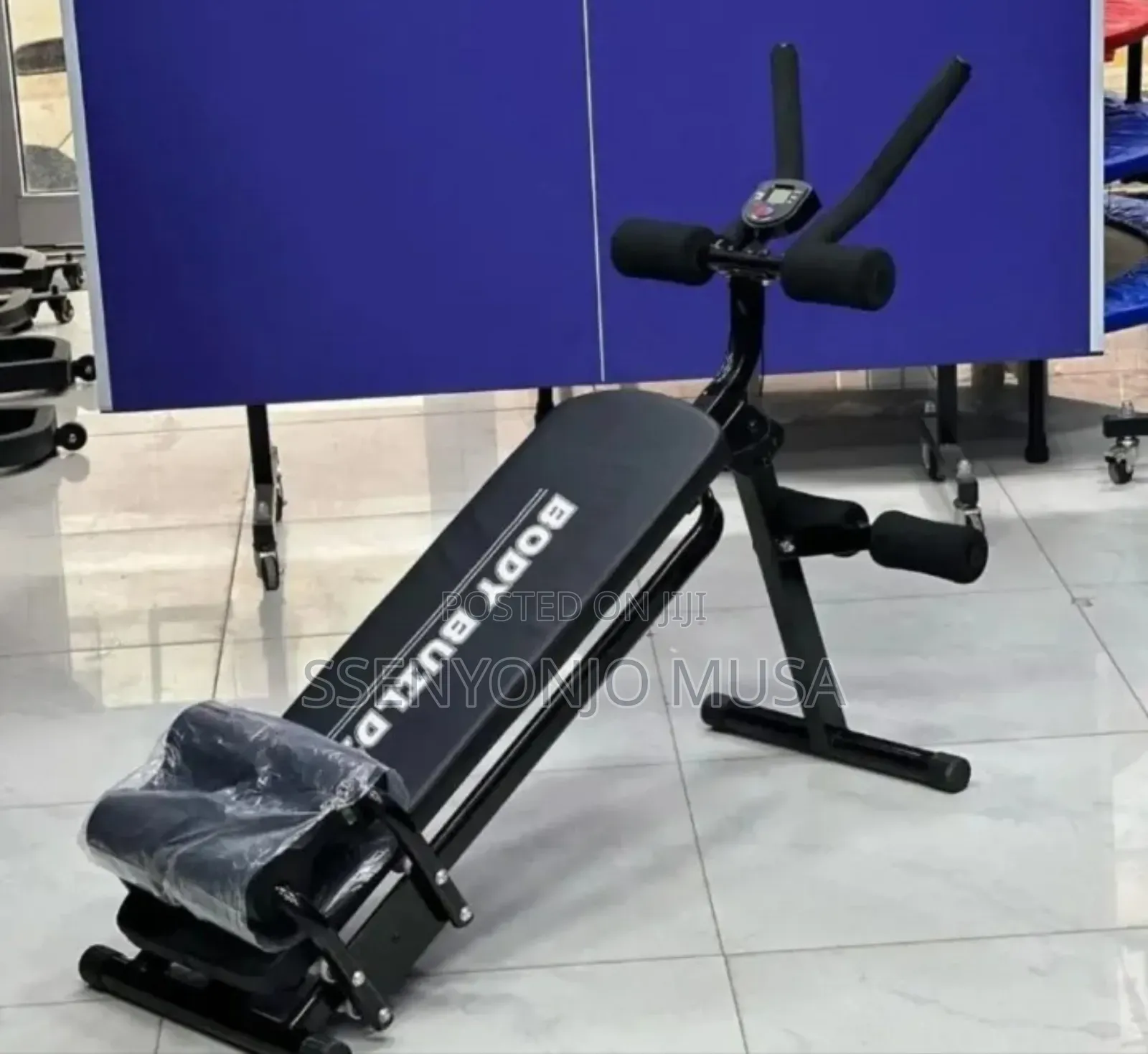 Adjustable Abdominal Bench for Home Gym - Foldable Durable