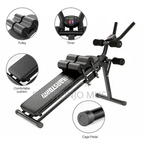 Adjustable Abdominal Bench for Home Gym - Foldable Durable