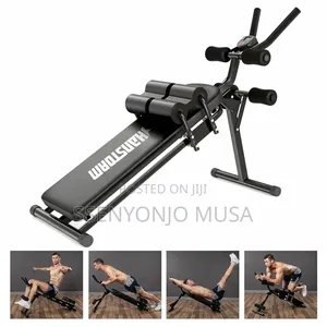 Adjustable Abdominal Bench for Home Gym - Foldable Durable