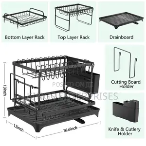 Two Layer Dish Drainer