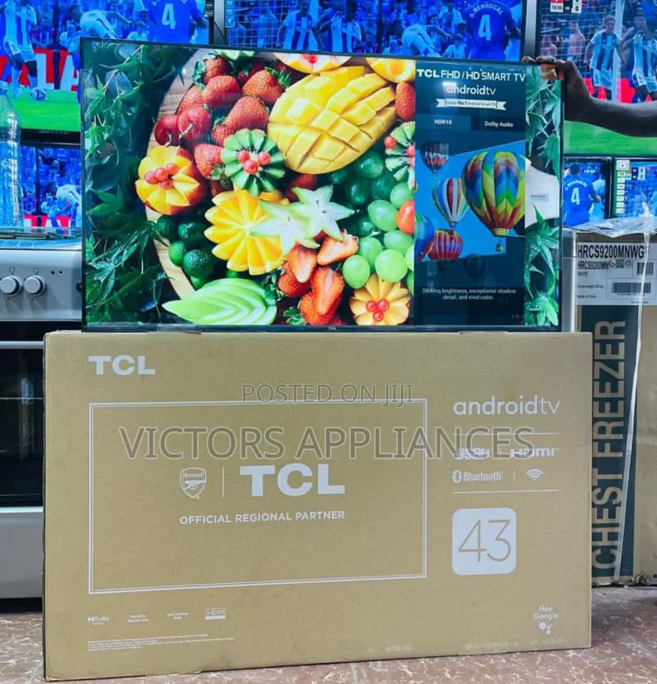 TCL 43” Frameless Android Smart Tv