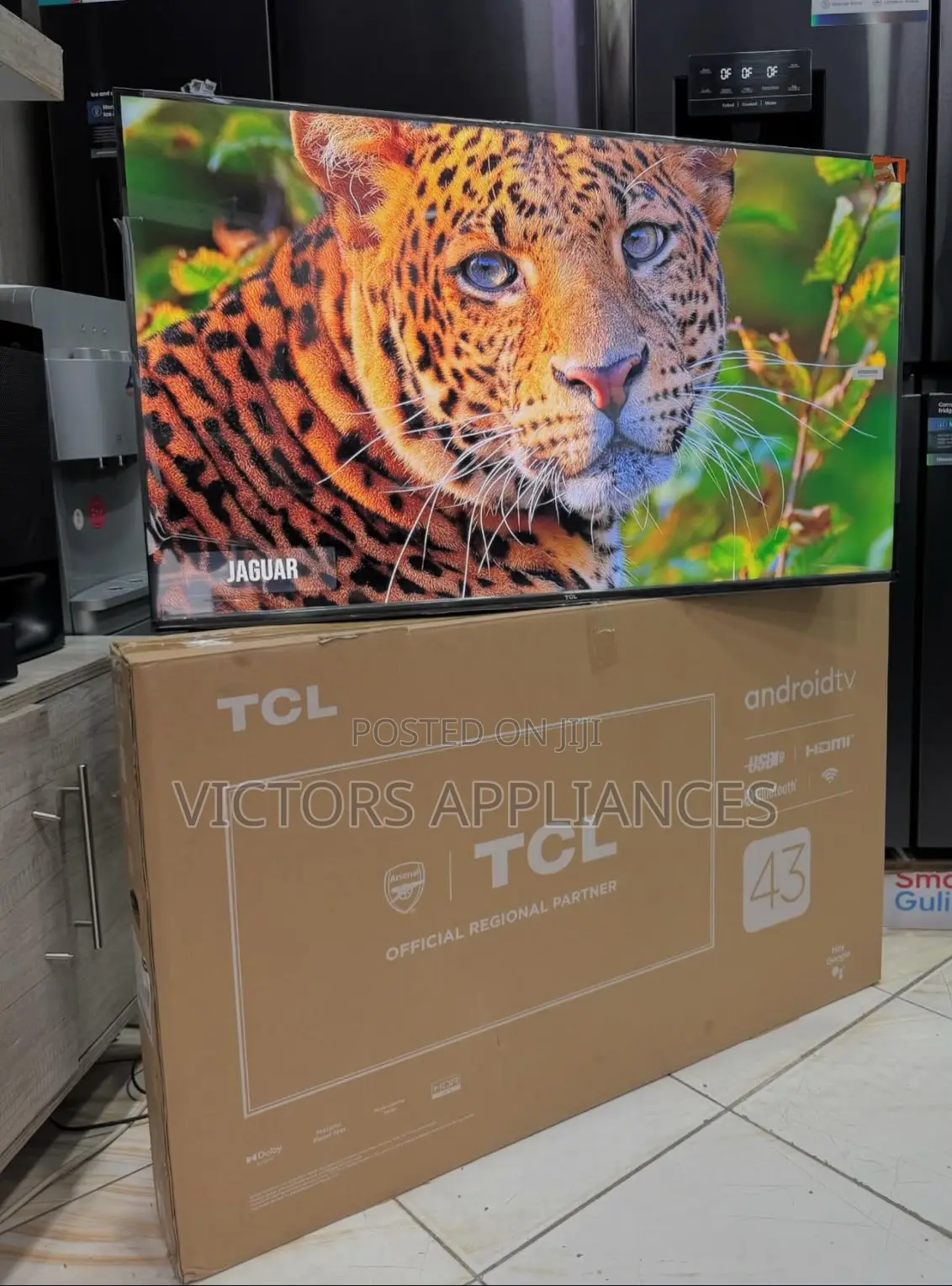 TCL 43” Frameless Android Smart Tv