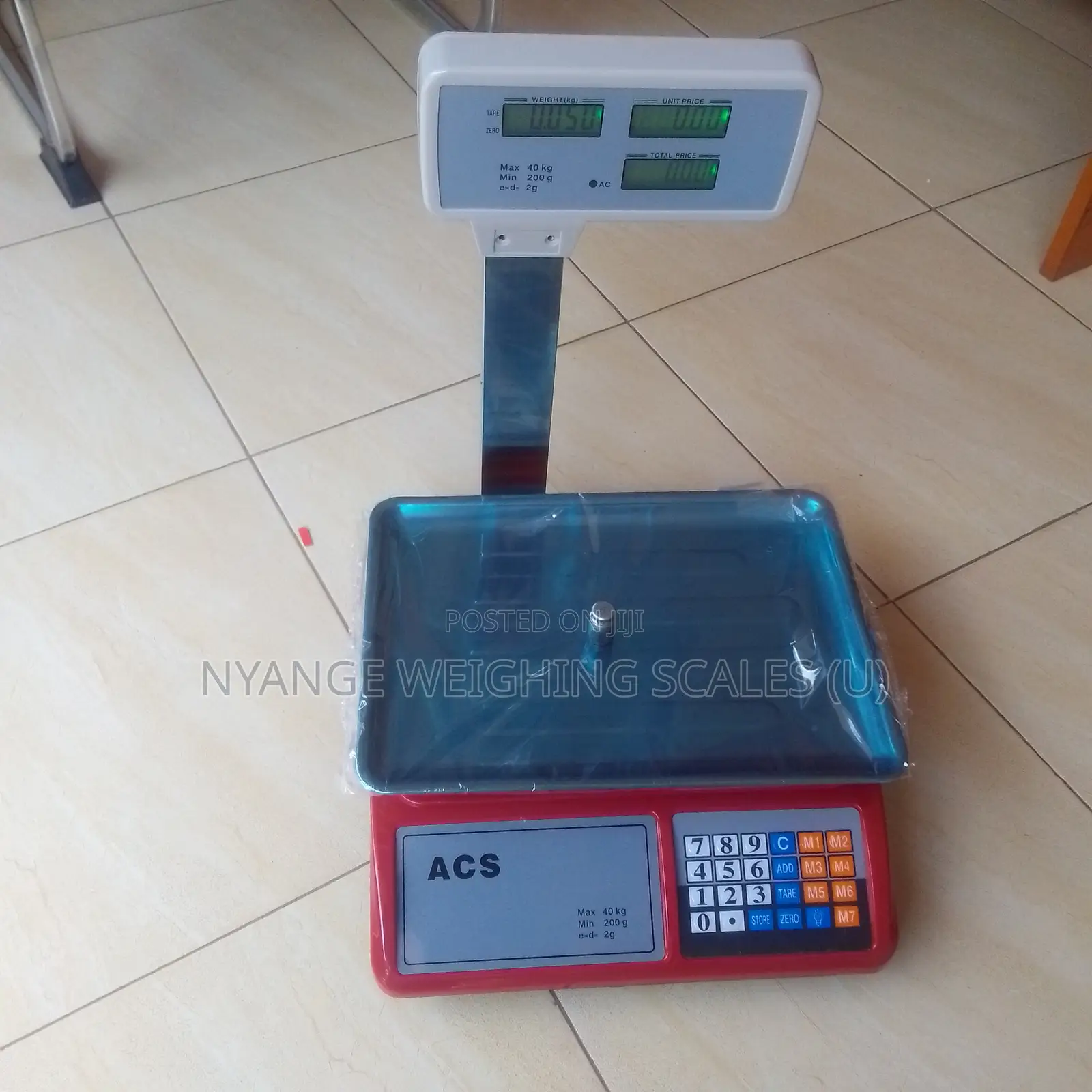 Digital Commercial Kitchen Weight Table Top Scale 35kg-40kg/