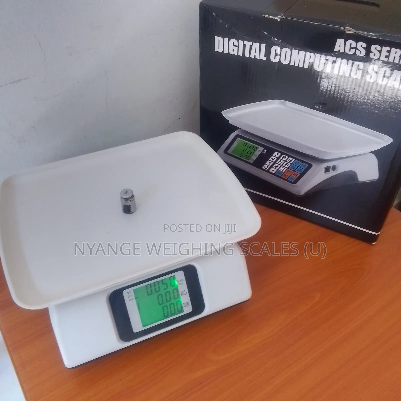 Table Top Weighing Scale Poultry Weigh Farm White Weighing Scales 40kg